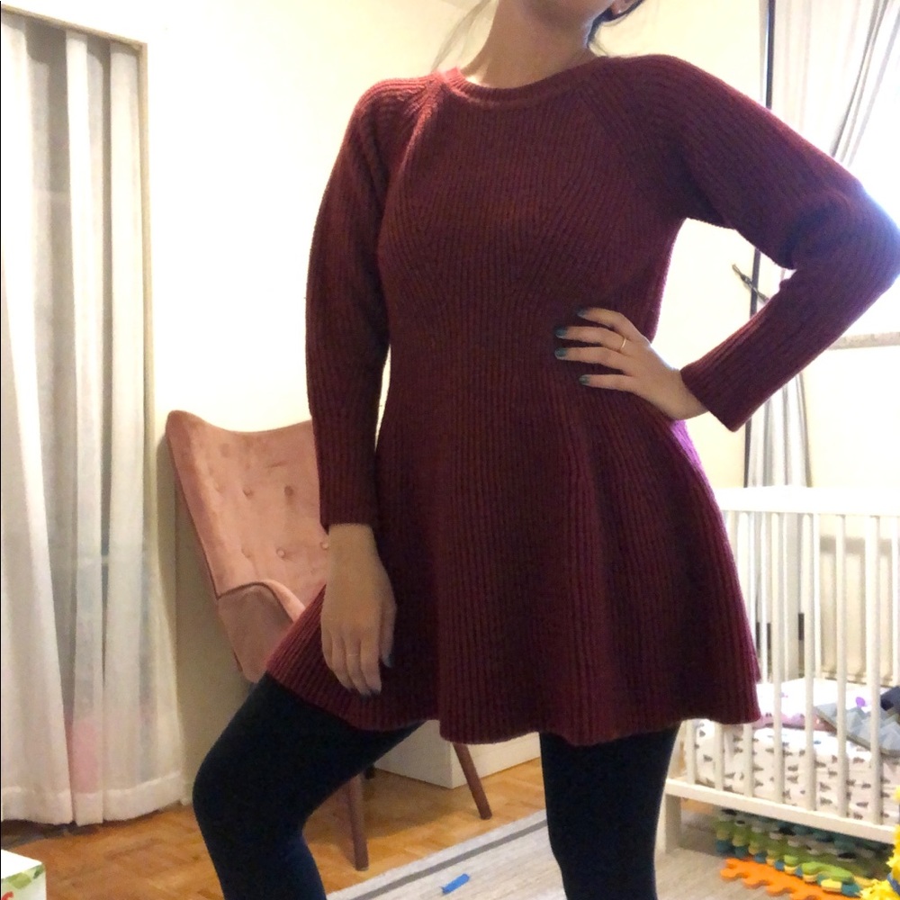 Wool blend dress